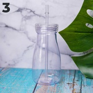 Drinking Bottle Transparent Container Water Milk Coffee Aesthetic Cute Clear J-Mega-Indo Buy Immedia