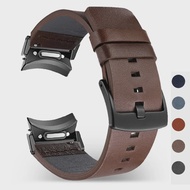 No Gaps Leather Band for Samsung Galaxy Watch 6 5 4 40 44mm Quick fit Metal Buckle Strap for Galaxy Watch6 4 classic 43 47mm