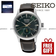 Seiko SSA459J1 Presage Automatic Cocktail Green Dial Leather Watch - SSA459