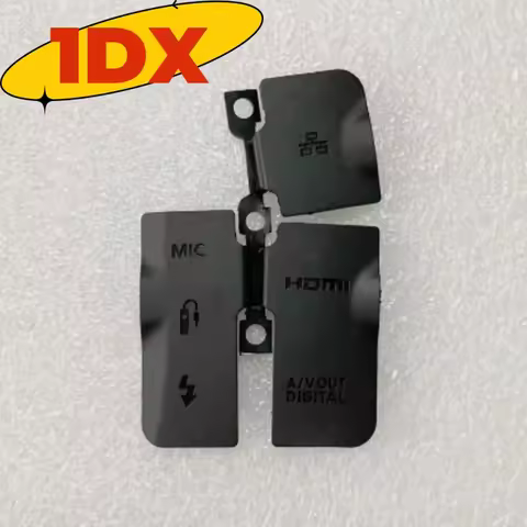 New For Canon 1DX (1st Generation) 1DX2 EOS 1DX Mark I II USB Cover Leather Port Plug Cover Side Rub
