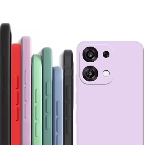 For OPPO A6 Pro Case Liquid Silicone Plain Rubber Funda OPPO A6 Pro Case Phone TPU Anti-fall Protect