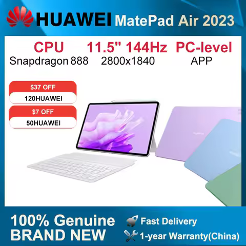 2023 HUAWEI MatePad Air Tablet 11.5-inch 144Hz 2.8K 8GB/12GB 128/256/512GB WiFi CPU Snapdragon888 Ha