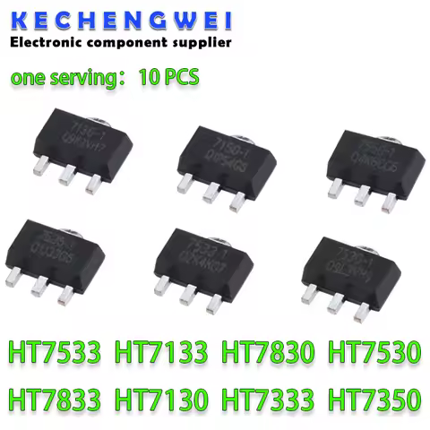 10PCS HT7133 HT7333 HT7350 HT7833 HT7533 HT7830 HT7130 HT7530 SOT-89 SOT 7133-1 7333-1 7350-1 7833-1