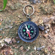 Black Compass Keychain Mobile Phone Pendant Car Compass Compass Pendant Decorative Keychain Black Co