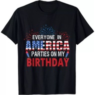 New 4Th Of July Birthday Gifts Funny Bday Born On 4Th Of July T-Shirt