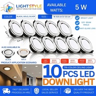 5 Years Warrenty LED Downlight Ceiling Pin Light 220V White Silver 5watts Of 3pcs Up To 10pcs