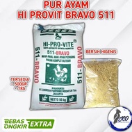 PUR AYAM BRAVO 511 50KG PUR AYAM KARUNGAN PUR AYAM PEDAGING