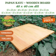 Wooden Cutting Board 40x40x1.5 cm Wooden Cutting Board Wooden Cutting Board Tray