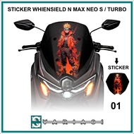WINDSIELD N MAX NEO S STICKER - TURBO MOTIF 01 - 08