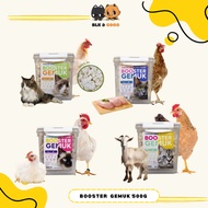 BOOSTER GEMUK 500g - Chicken Cube/ ⁠Chicken Breast/Chicken & Chicken Liver Sticks/ ⁠Chicken & Goat M