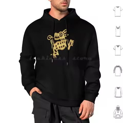 Mazatl 1 Hoodies Long Sleeve Venando Mazatl Caifanes En Espanol El Tri Alex Lora Mexico Prehispanico