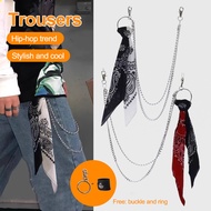 Western Bandana Pants Chain for Men - Punk Hip Hop Jeans Chains Waist Belt Rapper Rock Pocket Street