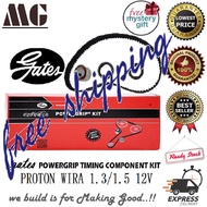 GATES POWERGRIP TIMING COMPONENT KIT SET TIMING BELT FOR PROTON WIRA 1.3 / 1.5 12V