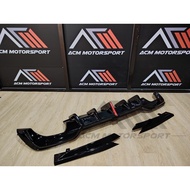 Bmw g20 KR rear diffuser gloss black