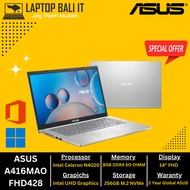 LAPTOP ASUS A416MAO FHD428 INTEL N4020 8GB 256GB W11 OHS -SILVER