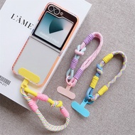 Mobile Phone Lanyard Wrist Short Rope Multi-Purpose Hand-Braided Rope Small Fresh Mobile Phone Anti-