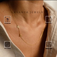 LAVANYA - titanium Name Necklace Name Necklace Women's Name Necklace