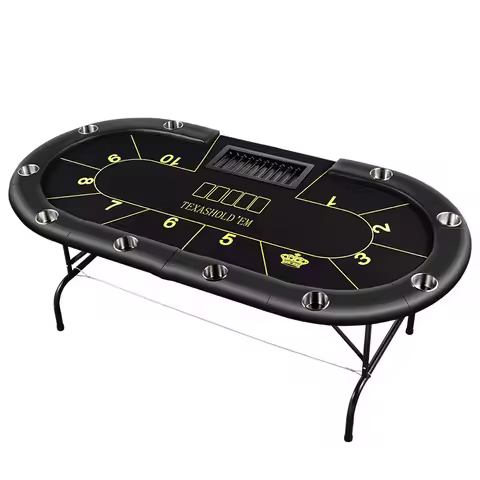Texas Hold'em Tournament Table Chip Chess Room Dedicated Folding Desktop Customizable Size Tableclot