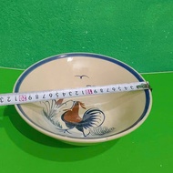Combo 5 Tô gốm vẽ gà kiểu xưa 21 cm tô bè gà lớn