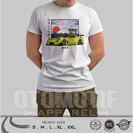YELLOW MAZDA RX 7 JDM AUTOMOTIVE T-SHIRT