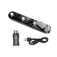 Wireless MIDI Foot Pedal Controller Bluetooth 5.3 P4 Mate Receiver Programmable Metal Footswitch Rec