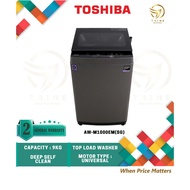 TOSHIBA 9.0KG TOP LOAD WASHER AW-M1000EM(SG) / MESIN BASUH