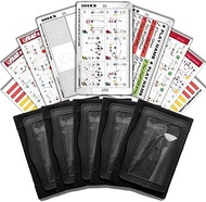 1NMORE 5v5, 7v7 Football Wristbands with Playbook System,Youth Quarterback Play Wristband, Flag Foot