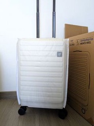 Japan 🇯🇵 日本 100% NEW Hinomoto 靜音轆 YKK Japanese brand silent wheel WHITE COLOR Polycarbonate Expandab