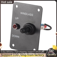 Marine Boat Anchor  Return Toggle Switch Aluminum Plate 2 Way Led Light Up/Down Toggle Switch Anchor