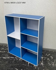 DIY 5 Tier Multipurpose colorful rack / Utility Shelf / Book Shelf / Book Rack/ Buku Almari