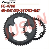 SHIMANO Tiagra FC-4700 Chainring 52-36T/50-34T/48-34T MTB Bike Crankset Bicycle Tooth Tray Chainwhee