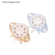 [TEC] 1Pc 8Pin GZC8-Y-6 Octal Tube Soet Ceramic Valve Base Ja For KT88/6550/EL34/6P6P/6V6/6N8P/6SN7 