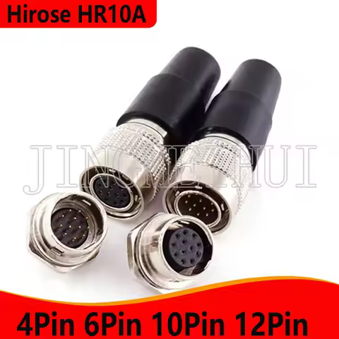 Hirose HR10A 7P 10P 7J 10J 7R 10R 4 6 10 12Pin Hole Activity Male Female Plug Socket Connector Camer