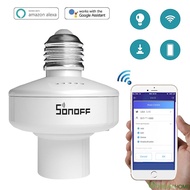 DreamH☛ SONOFF Slampher R2 ITEAD WiFi Smart Light Bulb Holder 433MHz RF E27 Wireless Lamp Support Amazon Alexa Google Home Nest ❀