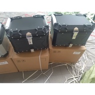 Motorcycle Aluminium Top Box Kotak Motosikal Aluminum 36L 45L 55L 65L 80L Storage Box Silver Black