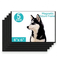 ESHANG Magnetic Picture Frame, Magnetic Frame With Black Border, Magnetic Photo Frames For Refrigera
