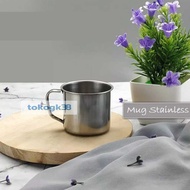 Stainless Steel Cup Travel Mug Top Diameter 6.5 cm - Height 5.5 cm/ Top Diameter 7 cm - Height 6 cm