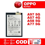 Battery Bateri Compatible For OPPO A97 5G/A58 5G/A77 5G /A57 4G 2022 CPH2387  BLP923  5000mAh