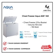 Chest Freezer Aqua AQF-160 Freezer Box Lemari Pembeku Aqua