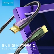 Mindpure HD007 8K HDMI Cable Version 2.1 Cable Male to Male 1.5m /2m /3m Gold‑Plated 1 Year warranty