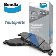 Bendix Metal King Disc Brake Pad Front (DB1991) - Honda City 1.5 GN1 GN2 GN3 GN4 GN5 GN6 GN7 2020~23