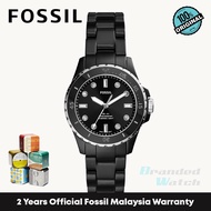 [Official Warranty] Fossil CE1108 Women's FB-01 Three-Hand Black Ceramic Watch