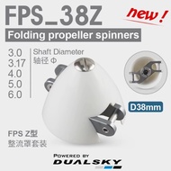 Double Day Self-Operated Folding Propeller Cover 38mmmm Fairing Model Aircraft Glider F5K F5J P5B Us