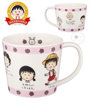 日本直送 - 日本製櫻桃小丸子杯咖啡杯 Maruko家庭杯日本製 平行進口