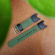 Dây đồng hồ Vải Dù Thay Thế Cho Đồng Hồ Casio ae1200 Sgw-100 Sgw100 [39]