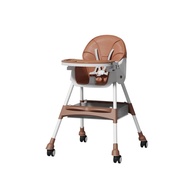 🚢Children's Dining Chair Foldable Mobile Portable Baby Dining Chair Multifunctional Baby Dining Chair Wholesale Househol