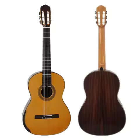 Custom Aiersi High Level Hand Made Nylon String Lattice Bracing Musical Classical Smallman Guitar Fo