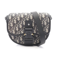 【二手】迪奧 (Dior) Gallop Oblique 單肩包 1ADO033YKYH27E 海軍藍帆布皮革 Gallop Oblique 單肩包 女士