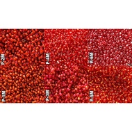 MERAH Red Sand Sequins 50 Grams Red Bar Sequin/s 50 Grams 50 Grams Yellow Sand Sequin/s 50 Grams Red