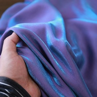 [Fabric] gradient fabric designer fabric wholesale DIY nightclub dress shirt dress silk satin cos clothes flash